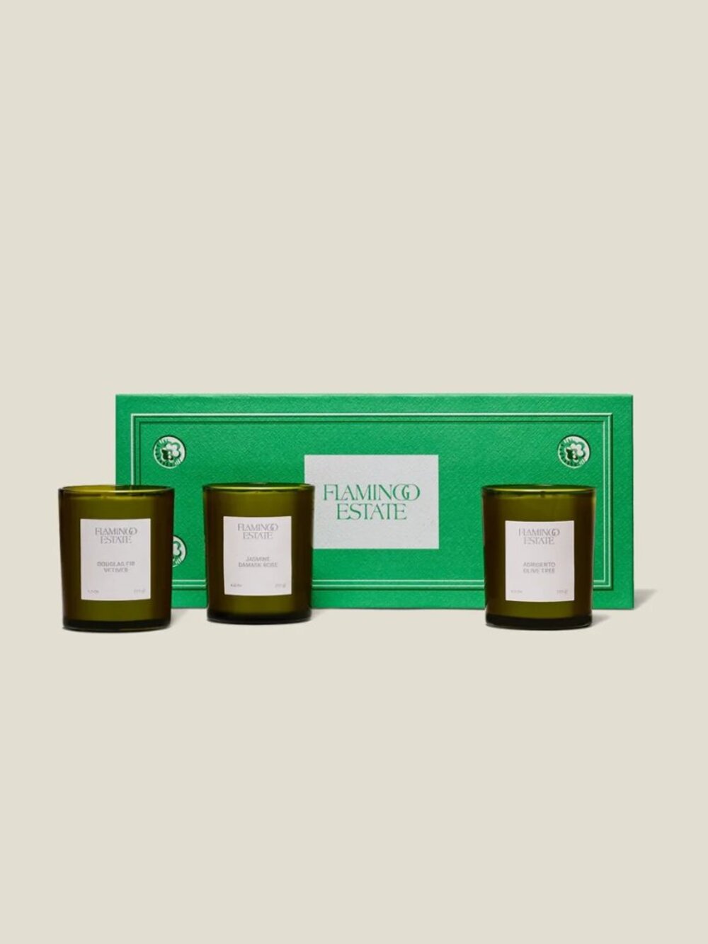 Flamingo Estate Mini Three Sisters Set of Candles